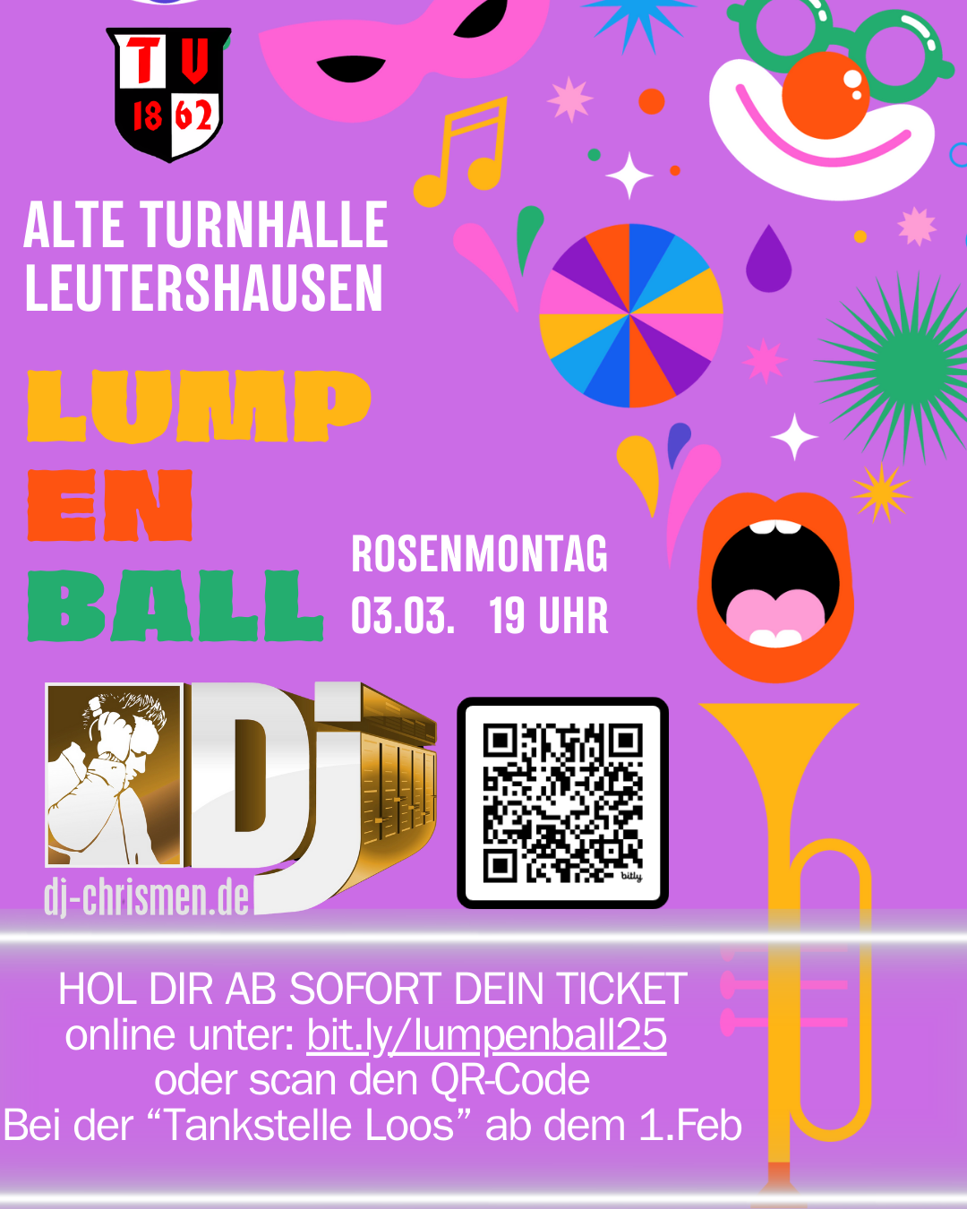 Lumpenball VVK online Werbung