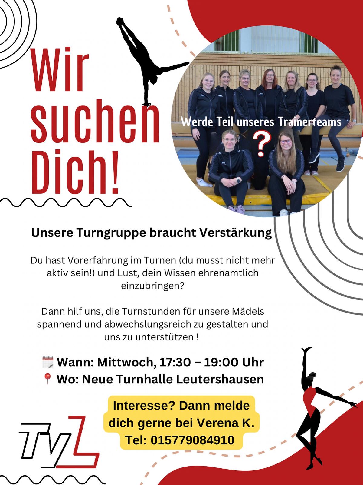 Turngruppe sucht Verstärkung